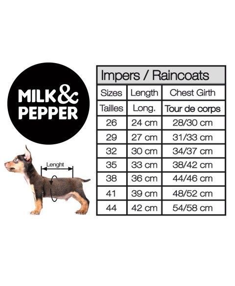 Talla 26- Cortavientos Piogga Grey Milk and Pepper