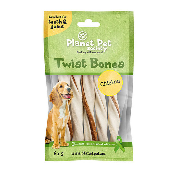 Twist Bones Pollo Planet Pet
